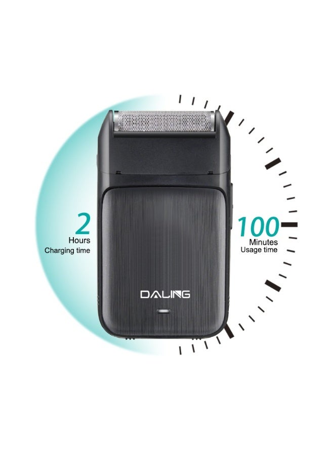 دالينغ ماكينة حلاقة دالينج DL-9280 الاحترافية للرجال مع أداة تشذيب السوالف، قابلة لإعادة الشحن عبر منفذ USB، عالية الطاقة، بشفرة شبكية فائقة الرقة - Image 5